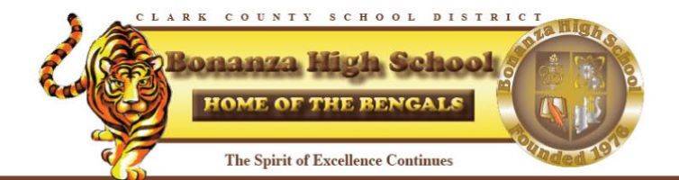 Bonanza High School website banner image